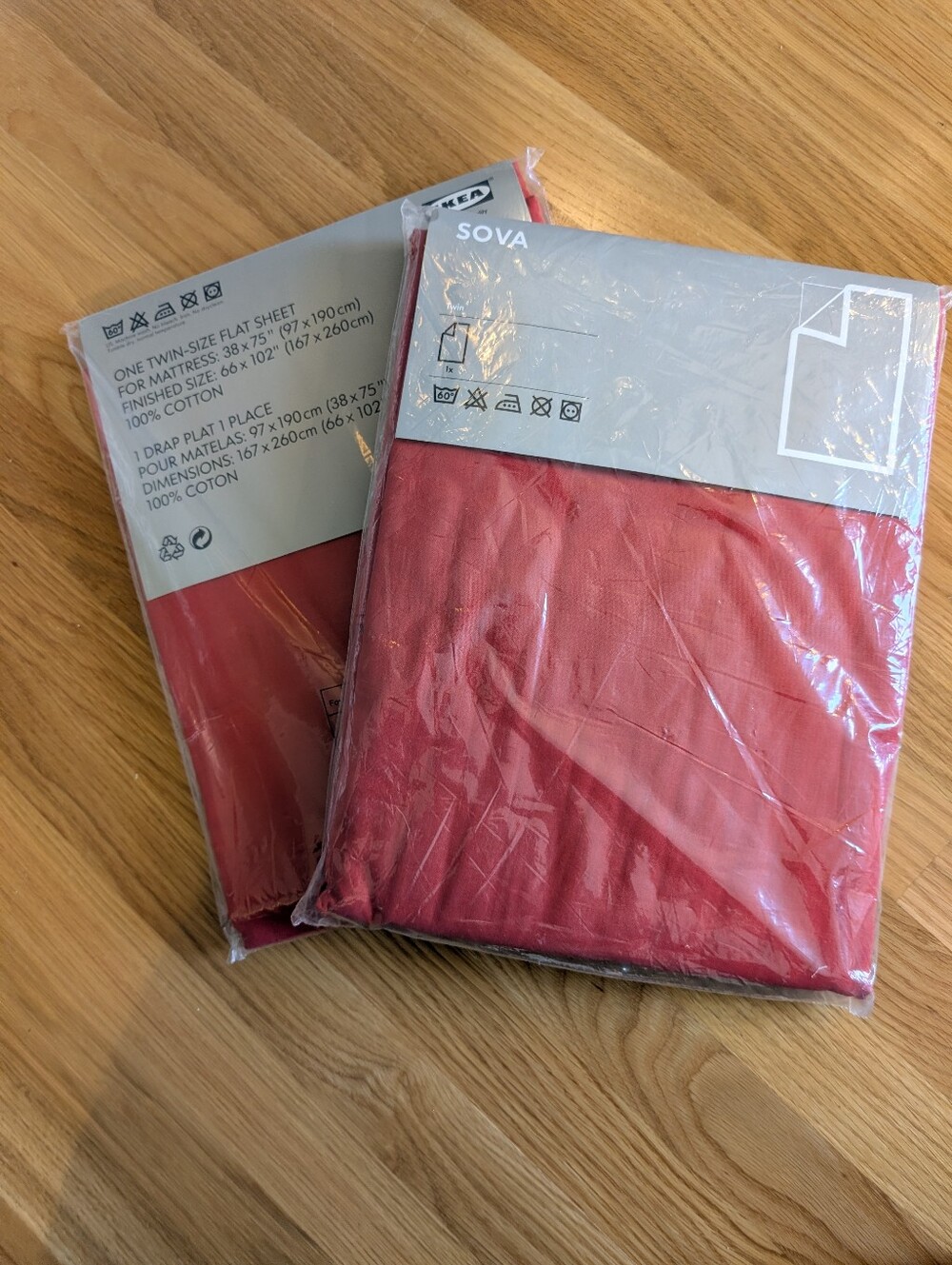 IKEA Sova Twin Flat Sheet NWT